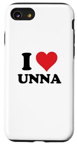 Hülle für iPhone SE (2020) / 7 / 8 I Heart Unna Germany Love German Souvenir Item von Deutschland Cities Towns Merch Tees And Stuff