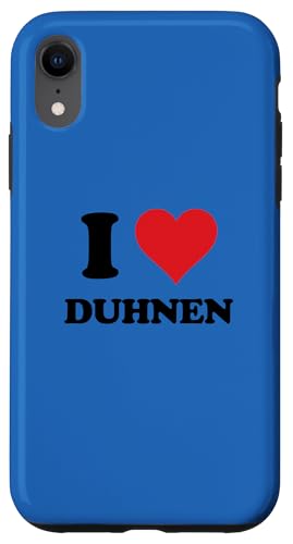 Hülle für iPhone XR I Heart Duhnen Germany Love German Souvenir Item von Deutschland Cities Towns Merch Tees And Stuff