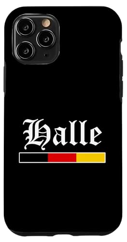 Hülle für iPhone 11 Pro Halle Deutsche Flagge Stadt Souvenir von Deutschland Souvenirs