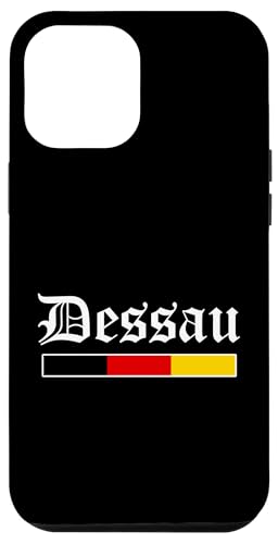 Hülle für iPhone 12 Pro Max Dessau Deutsche Flagge Stadt Souvenir von Deutschland Souvenirs