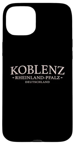 Hülle für iPhone 15 Plus Koblenz Deutschland - Einfach Koblenz Rheinland-Pfalz Deutschland von Deutschland Trading Op.