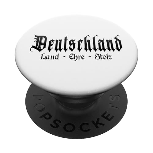 "Land, Ehre, Stolz", Patriot, Deutschland PopSockets Klebender PopGrip von Deutschland