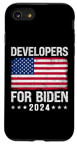 Hülle für iPhone SE (2020) / 7 / 8 Entwickler für Biden 2024 von Developers For Biden 2024