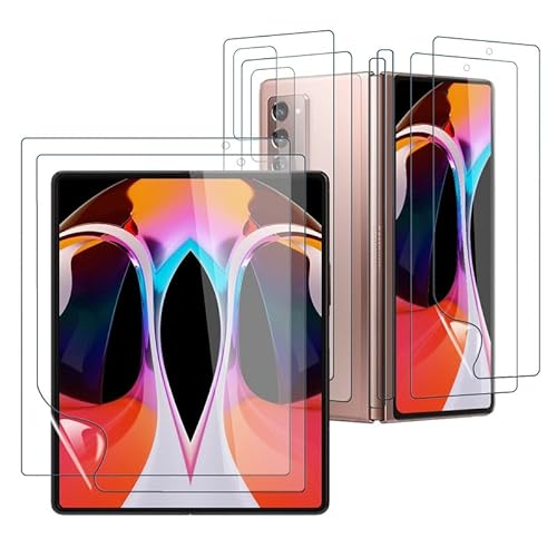 [2 Stück] für Displayschutz Samsung Galaxy Z Fold 2 5G Weich TPU Glasschutzfolie, 9H Härte Panzerfolie Samsung Z Fold 2 Folie, HD-Klar Anti-Scratch Displayfolie Samsung Galaxy Z Fold 2 5G Schutzfolie von Devgoed