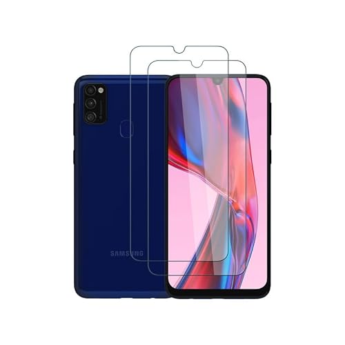 [2 Stück] für Schutzfolie Samsung Galaxy M21 Panzerglas, Frei von Kratzern Zero Bubble Displayschutz Samsung M31 Folie, HD-Klar Ultrabeständig Displayfolie Samsung Galaxy M21/M21s/M31 Panzerfolie von Devgoed