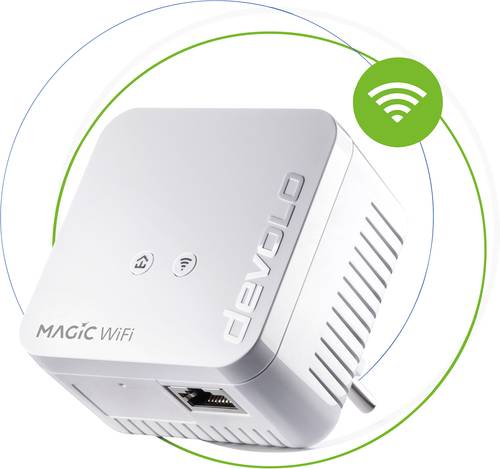 Devolo Magic 1 WiFi mini Powerline WLAN Erweiterungsadapter 8559 EU Powerline, WLAN 1200MBit/s von Devolo