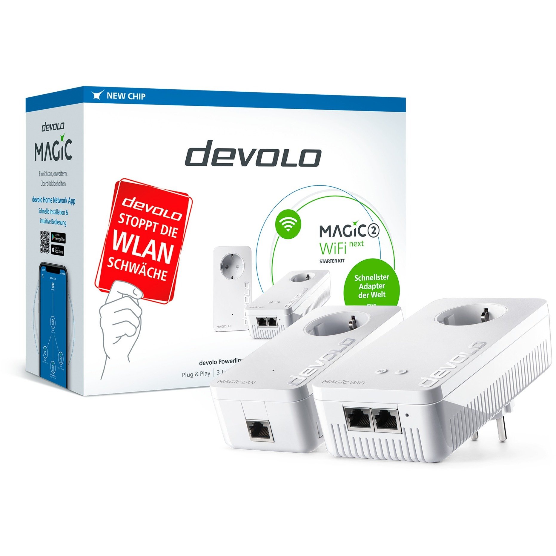 Magic 2 WiFi next Starter Kit, Powerline von Devolo