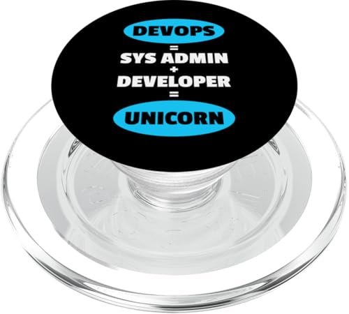 Sys Admin und Entwickler Unicorn Design PopSockets PopGrip für MagSafe von Devops Engineer Design