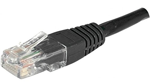 Dexlan Netzwerk-Patch-CAT6 RJ45 UTP Patch-Kabel – Schwarz von Dexlan