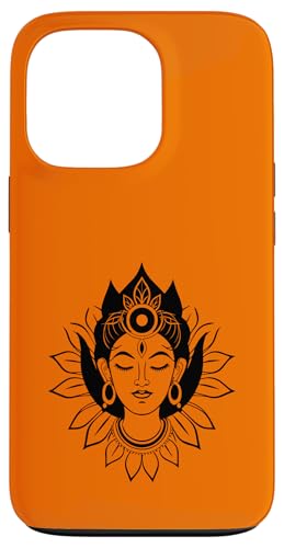 Hülle für iPhone 13 Pro Kali Mata, Navratri Hindu-Göttin Gesicht Pooja von Dhaarmik