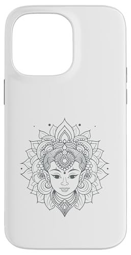 Hülle für iPhone 14 Pro Max Shakti Mata, Navratri Hindu-Göttin Gesicht Pooja von Dhaarmik