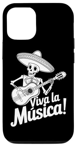 Hülle für iPhone 12/12 Pro Skelett Mariachi Viva La Musica Cinco De Mayo Mexikanische Party von Dia De Los Muertos Day of the Dead Men Women Tees