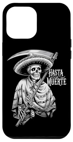 Hülle für iPhone 15 Plus Mexikanischer Tod Hasta La Muerte Skelett Sombrero Sensenmann von Dia De Los Muertos Day of the Dead Men Women Tees