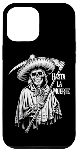 Hülle für iPhone 15 Plus Mexikanischer Tod Hasta La Muerte Skelett Sombrero Sensenmann von Dia De Los Muertos Day of the Dead Men Women Tees