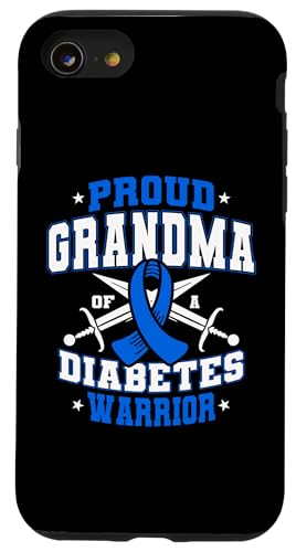 Hülle für iPhone SE (2020) / 7 / 8 Stolze Großmutter von A Diabetes Warrior Diabetes Awareness von Diabetes Awareness Month Design Diabetic Support