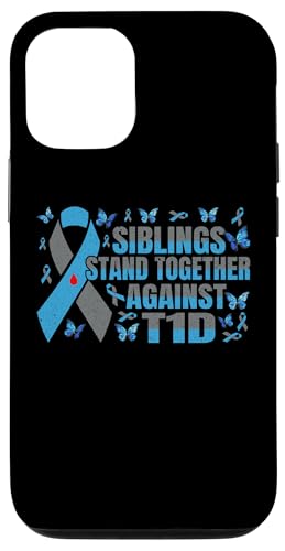 Hülle für iPhone 12/12 Pro Diabetiker unterstützen Familien mit Diabetes Awareness T1D Warrior von Diabetic Support T1D Family Matching Outfit