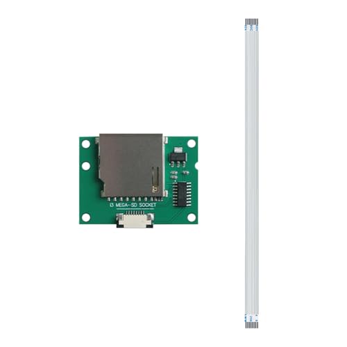 Dickly Adapterkarte zur Kartenerweiterung, mit Flachbandkabelmodul, Zubehör für 3D-Drucker, Ersatzteile, Austausch, Kartenadaptermodul-Kit von Dickly