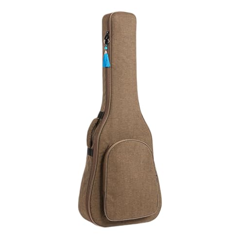 Dickly E-Gitarrentasche Tragetasche Professionelle dick gepolsterte wasserdichte Akustikgitarrentasche Gigbag für Akustikgitarren, Grau, 39 40 Zoll von Dickly