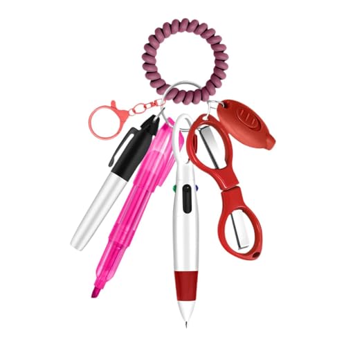 Dickly Krankenschwester Pen Kit Retractable Multicolor Pen Sturdy Tragbarer Highlighter Permanentmarker, Rosa Dickly Krankenschwester Pen Kit Retractable Multicolor Pen Sturdy Tragbarer Highlighter Permanentmarker, Rosa von Dickly