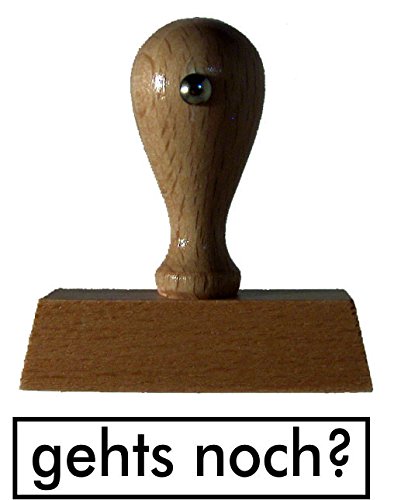 Sprüche-Stempel/Holzstempel geht´s noch vom Kaufhaus2010 von Die Stempel GmbH