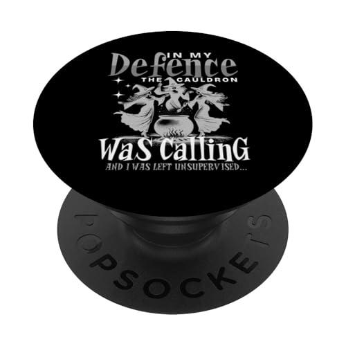 Der Kessel rief ein lustiges Hexen-Meme PopSockets mit austauschbarem PopGrip von Die urkomische Wicca-Hexe Meme Co.