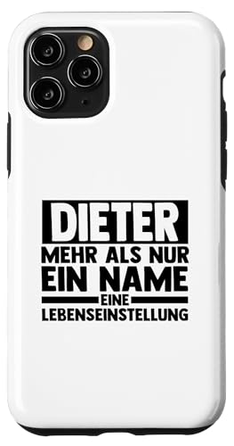 Hülle für iPhone 11 Pro Vorname Dieter von Dieter Geschenk