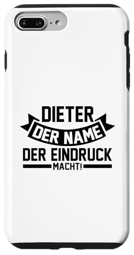 Hülle für iPhone 7 Plus/8 Plus Vorname Dieter von Dieter Geschenk