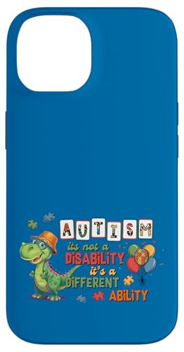 Autismus-Bewusstsein – Autistic Kid Awareness T-Rex Dinosaurier Hülle für iPhone 14 von Different & Proud Autism Wear.USA