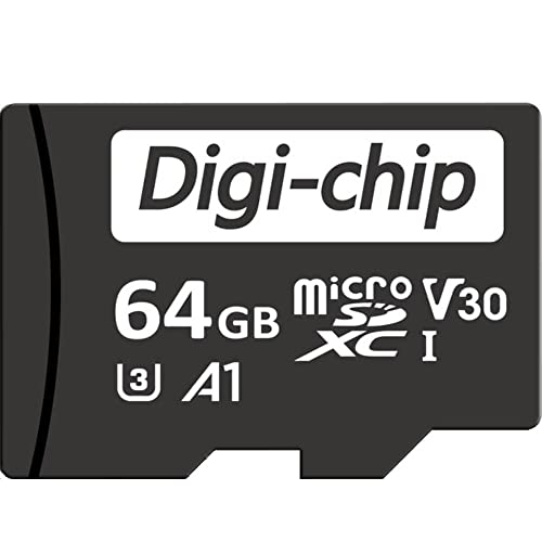 Digi-Chip 64 GB MicroSD-Karte für Amazon Fire Tablets - Kompatibel mit Fire 7, HD 8, HD 10, Fire Max 11, HD 8 Kids & HD 10 Kids - Schnelle, zuverlässige Speichererweiterung für Filme, Apps und Spiele von Digi-Chip