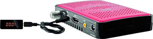 Digitalbox 77-558-00 HD 5 mini Imperial mobiler HDTV-Receiver (HDMI, AV-Out, USB, externes Display für 12V und 230V, Hustler HD, Private SD) schwarz/rot von Digitalbox