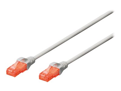 DIGITUS Patchkabel Cat6 U/UTP 2xRJ45 0,5m grau LSZH DIGITUS Patchkabel Cat6 U/UTP 2xRJ45 0,5m grau LSZH von Digitus