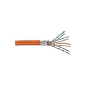 DIGITUS ProfessionalCat.7 Rohkabel Twisted Pair Installation Cable - Bulkkabel - 100,0m - SFTP -Cat.7 Rohkabel - Solid, halogenfrei - orange, RAL 2000 (DK-1743-VH-D-1) von Digitus