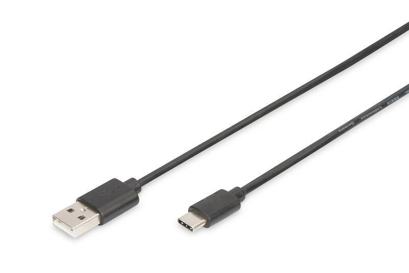 DIGITUS USB Type-C Verbindungskabel, Typ C auf A 480MB, 2.0 Version, schwarz DIGITUS USB Type-C Verbindungskabel, Typ C auf A 480MB, 2.0 Version, schwarz von Digitus
