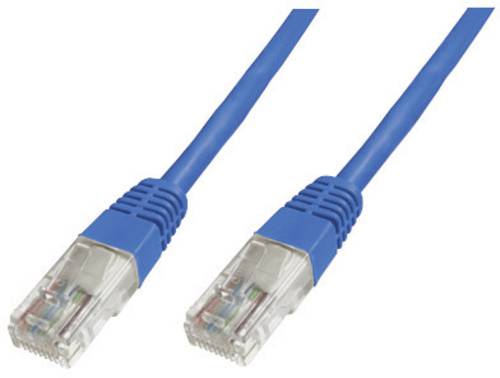 Digitus DK-1511-005/B RJ45 Netzwerkkabel, Patchkabel CAT 5e U/UTP 0.50m Blau von Digitus