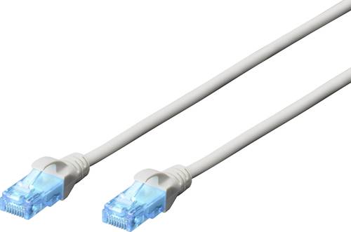 Digitus DK-1511-030 RJ45 Netzwerkkabel, Patchkabel CAT 5e U/UTP 3.00m Grau von Digitus