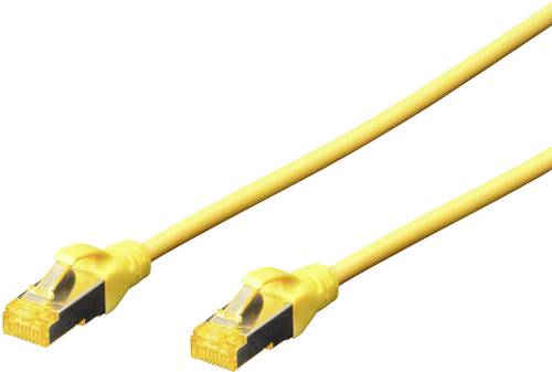 Digitus DK-1644-A-050/Y RJ45 Netzwerkkabel, Patchkabel CAT 6a S/FTP 5.00m Gelb Halogenfrei, verdrill von Digitus