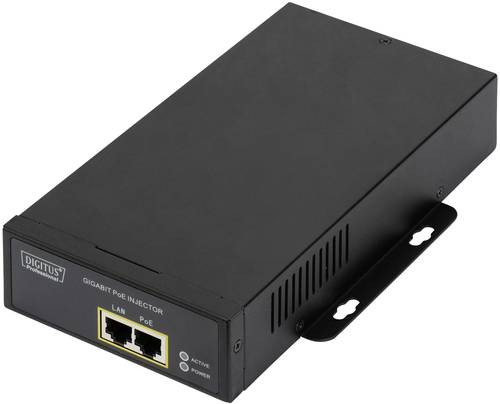 Digitus DN-95107 PoE Injektor 1 GBit/s IEEE 802.3af (12.95 W), IEEE 802.3at (25.5 W) von Digitus