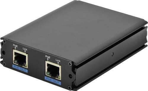 Digitus DN-95122 LAN (10/100/1000MBit/s) Extender (Verlängerung) über Netzwerkkabel RJ45 300m von Digitus