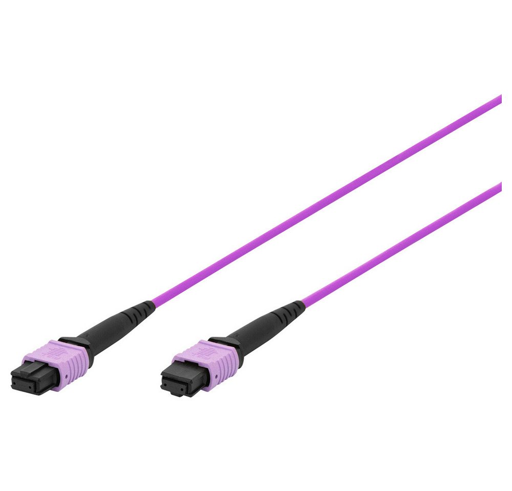 Digitus Digitus DK-2566-15/4 Glasfaser LWL Anschlusskabel 15 m Violett, Schw Netzkabel, (1500.00 cm) von Digitus