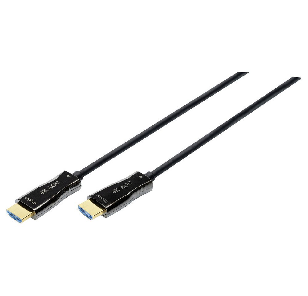 Digitus Digitus HDMI / Glasfaser Anschlusskabel HDMI-A Stecker, HDMI-A Stecker HDMI-Kabel, (1500.00 cm) von Digitus