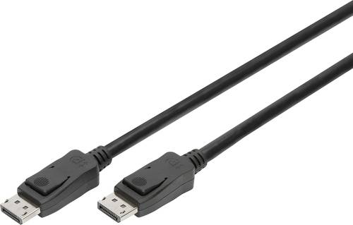Digitus DisplayPort Anschlusskabel DisplayPort Stecker, DisplayPort Stecker 5.00m Schwarz AK-340106- von Digitus
