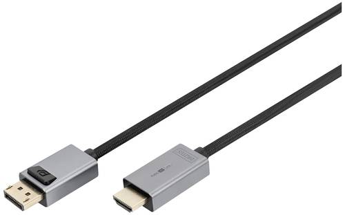 Digitus HDMI Anschlusskabel HDMI-A Stecker, DisplayPort Stecker 1m Schwarz DB-340202-010-S DisplayPo Digitus HDMI Anschlusskabel HDMI-A Stecker, DisplayPort Stecker 1m Schwarz DB-340202-010-S DisplayPo von Digitus