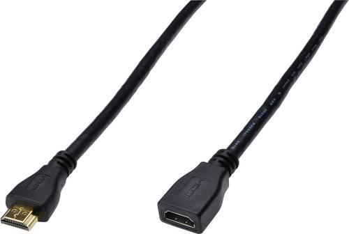 Digitus HDMI Verlängerungskabel HDMI-A Stecker, HDMI-A Buchse 2.00m Schwarz AK-330201-020-S High Sp von Digitus