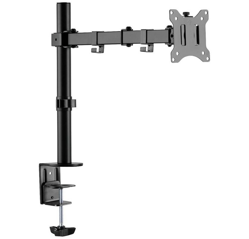 Digitus Single Monitor Klemm-Halterung 15-32″, 8 kg Monitor-Halterung, (Höhenverstellbar, Neigbar, Schwenkbar) von Digitus