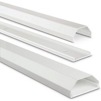 Hama 00220989 Alu-Kabelkanal, eckig, 110 x 5 x 2,6 cm, Weiß Hama 00220989 Alu-Kabelkanal, eckig, 110 x 5 x 2,6 cm, Weiß von Hama