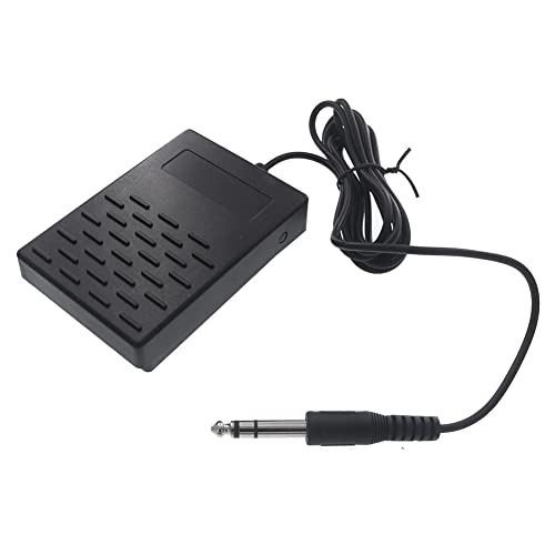 Diheohg 3,5-Mm-Schnittstelle, Kompaktes Sustain-Pedal, Universelles Einzelpedal für Klavier, Elektronische Tastatur, Elektronisches, Faltbares Schlagzeugteil von Diheohg