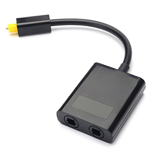 Diheohg Digital Optisch Fiber Audio Verteiler Kabel Adapter Mit Anschlüssen 1 In 2 Ausgang von Diheohg