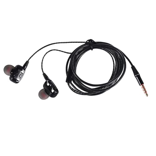 Diheohg In-Ear-OhrhöRer KopfhöRer Kabelgebundene KopfhöRer Bass Stereo OhrhöRer Sport Kabelgebundene KopfhöRer Musik Headsets Schwarz von Diheohg