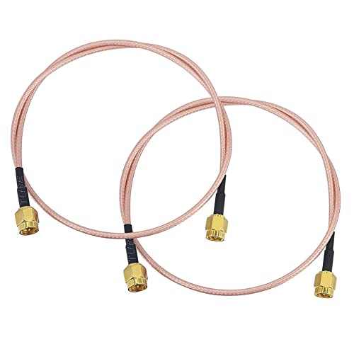 Diheohg Kabel SMA Stecker WiFi Kabel Antenne 50 cm Koaxialkabel SMA Stecker auf SMA Stecker Koaxialstecker SMA Stecker RG316 SMA Stecker von Diheohg