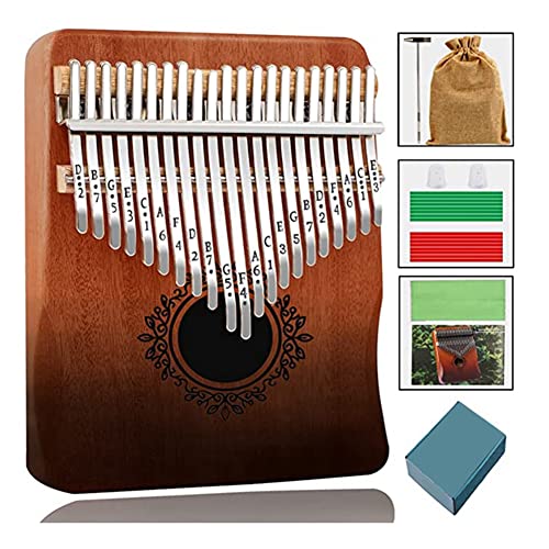 Diheohg Kalimba Daumenklavier Daumenklavier 21 Tasten für Erwachsene, Kinder und Anfänger von Diheohg